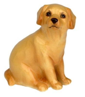 John Beswick Dog Figurine Yellow Labrador Pup