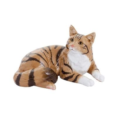 John Beswick Maine Coon Brown Tabby Cat Figurine