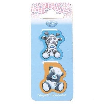 Magnetic Bookmarks Twiggy the Giraffe and Binky the Panda Me to You My Blue Nose Friends