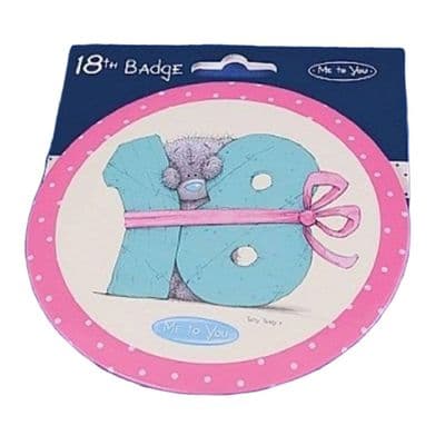 Me to You 18th Birthday Pin Badge