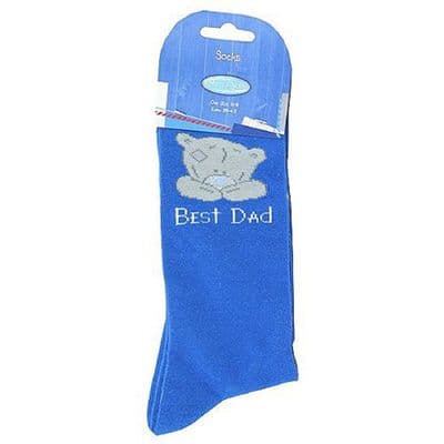Me To You Blue Best Dad Socks