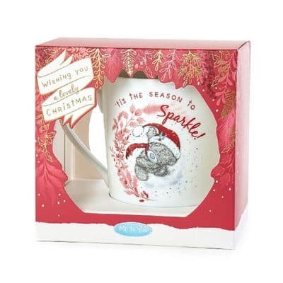 Me To You Boxed Christmas Mug Tis the Season to Sparkle