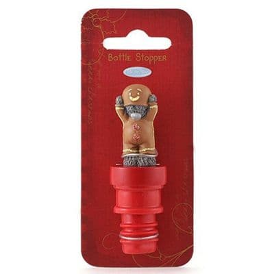 Me to You Christmas Gingerbread Man Bottle Stopper