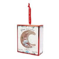 Me to You Christmas Tree Moon Shaped Bauble I Love You