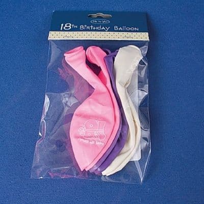 Me to You Happy 18th Birthday Balloons