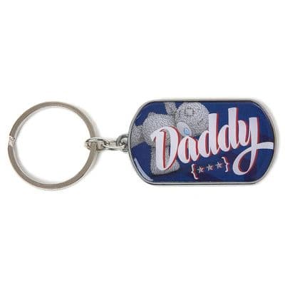 Me to You Metal Dog Tag Keyring Daddy