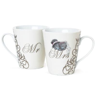Me to You Mr & Mrs Wedding Mugs Gift Set