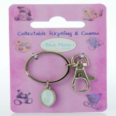 Me to You My Blue Nose Friends Oval Keyring Charm