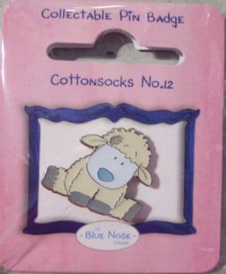 Me to You My Blue Nose Friends Pin Badge Cottonsocks the Lamb