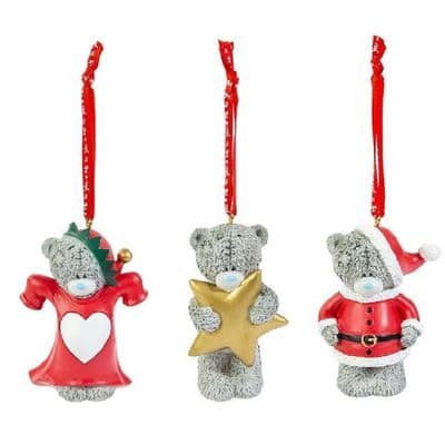 Me to You Set of 3 Resin Christmas Tree Decorations