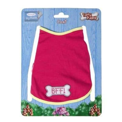 Me to You Tatty Puppy BFF Pink Female Dog Coat