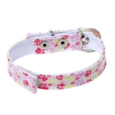 Me to You Tatty Puppy Pink and White Dog Collar