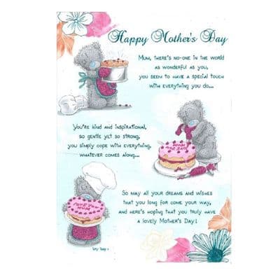 Me To You Tatty Teddy Mother's Day Card -.Happy Mother's Day