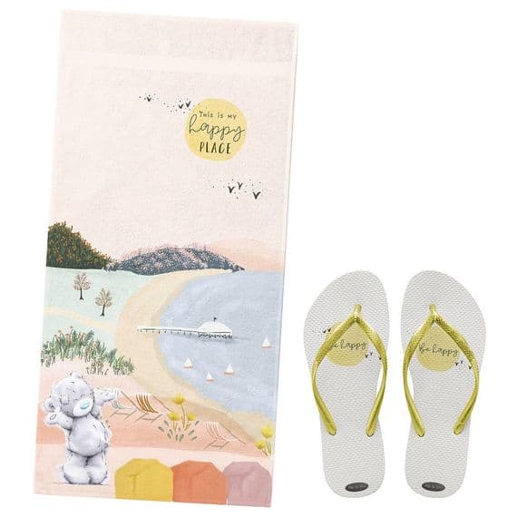 Me to You Towel And Flip Flop Set