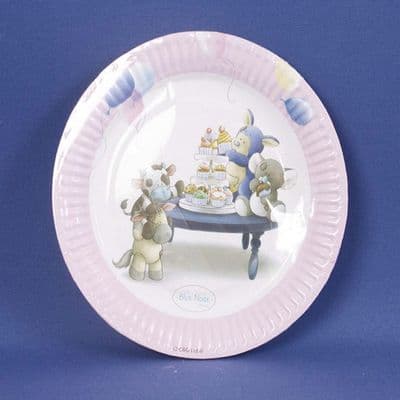 Pack of 8 Party Plates My Blue Nose Friends Me To You Partyware
