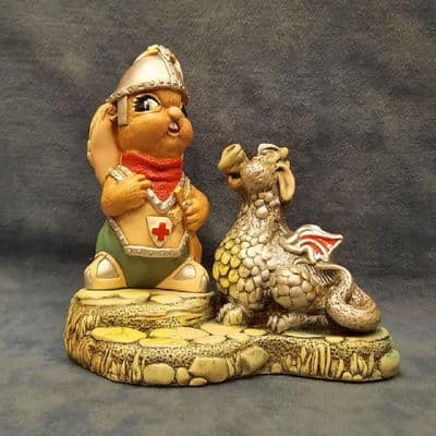 PenDelfin Rabbit Figurine George & Dragon 1995 Model of the Year