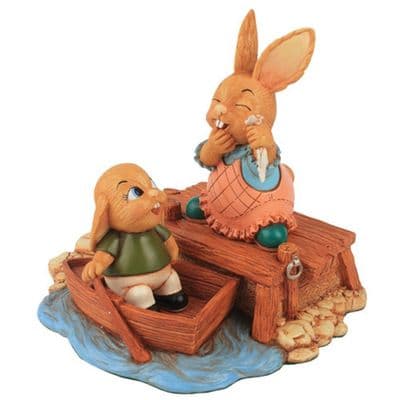 PenDelfin Rabbit Limited Edition Figurine The Jetty # 102