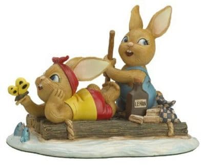 PenDelfin Rabbit Limited Edition Figurine The Raft # 399