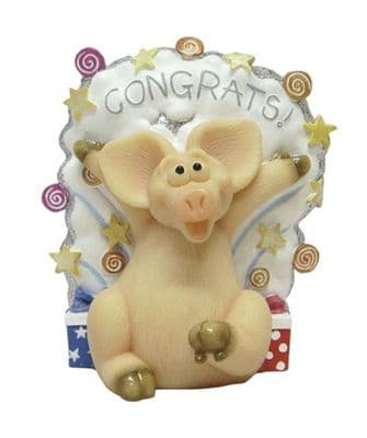 Piggin Collectors Resin Figurine Congratulation