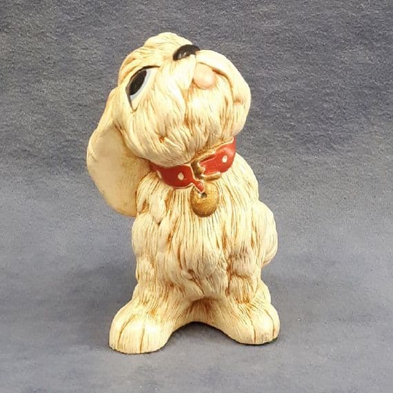 Tammy Puppy  with Red Collar - PenDelfin Dog Figurine NB