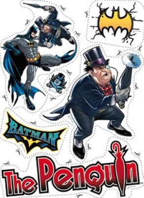 The Penguin - Children's Batman Stickers Warner Brothers