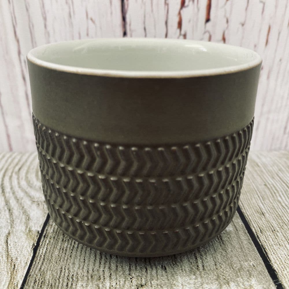 DENBY POTTERY CHEVRON OPEN SUGAR BOWLS