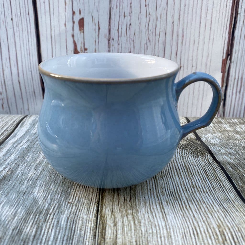 DENBY POTTERY COLONIAL BLUE TEA CUPS