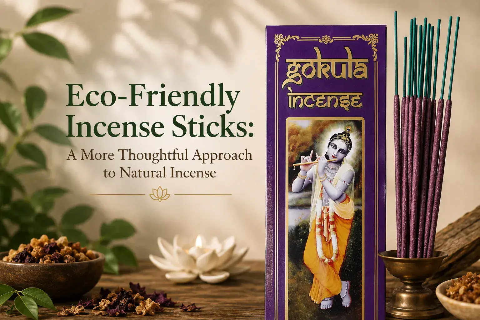 Eco-Friendly Incense Sticks: A More Thoughtful Approach to Natural Incense