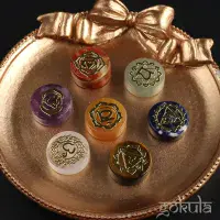 7 Chakra Gemstone Set 7pcs – Natural Crystal Stones for Meditation & Décor