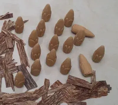 Backflow Pure Vietnamese Agarwood Incense Cones - 18 grams - Royal Connoisseur Quality