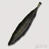 Bodhi Leaf Incense Holder – Green Metal Burner Decoration for Sticks & Cones