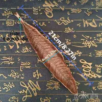 Bodhi Leaf Incense Holder –Red Copper Metal Burner Decoration for Sticks & Cones