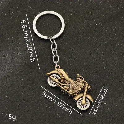Bronze Zinc Alloy Motorcycle Bike Keychain