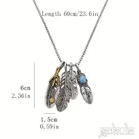 Feather Eagle Claw Pendant Necklace – Unique Symbolic Jewelry for Men & Women