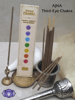 Gokula Chakra – Ayurvedic Incense Sticks – Ajna (Third-Eye Chakra) – 20g