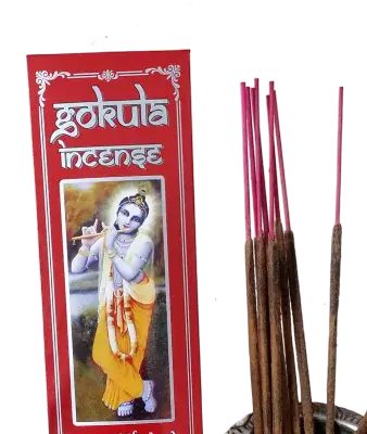 Gokula Classic Krishna Balaram Incense 20g – Divine & Sweet Floral Blend