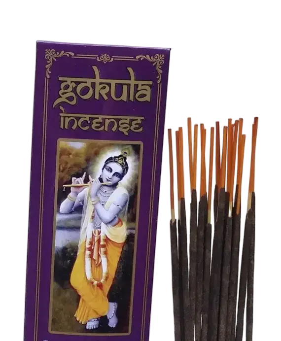 Gokula Connoisseur Celestial Kesar Hina Incense 20g – Exotic Saffron & Herbal Blend