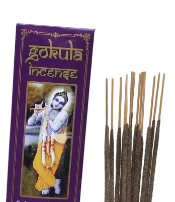 Gokula Connoisseur Gold Nag Champa Incense 20g – Classic & Mystical Scent