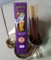 Gokula Connoisseur Golden Champa Incense 20g – Exotic & Musky Floral Fragrance