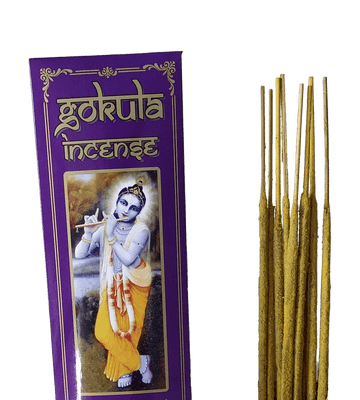 Gokula Connoisseur Sandalwood & Saffron Incense 20g – Warm & Woody Blend