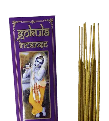Gokula Connoisseur Sandalwood & Saffron Incense 20g – Warm & Woody Blend