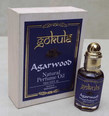 Gokula Natural Perfume Oil - Agarwood - 10ml Roll On