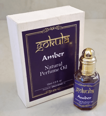 Gokula Natural Perfume Oil - Amber - 10ml Roll On
