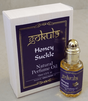 Gokula Natural Perfume Oil - Honey Suckle - 10ml Roll On