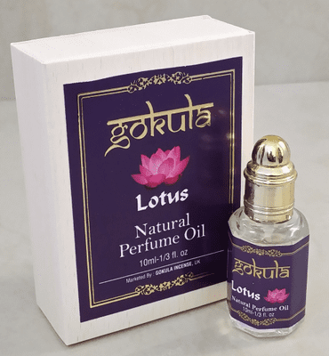 Gokula Natural Perfume Oil - Lotus - 10ml Roll On