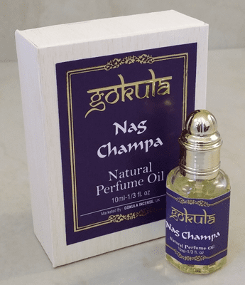 Gokula Natural Perfume Oil - Nag Champa - 10ml Roll On