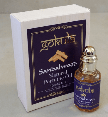 Gokula Natural Perfume Oil - Sandalwood - 10ml Roll On