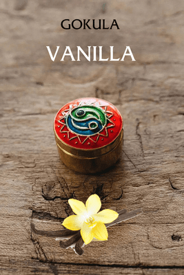 Gokula Natural Solid Perfume - Vanilla - 4gm