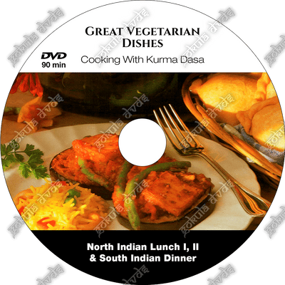 Great Vegetarian Dishes - North Indian Lunch I, II & South Indian Dinner DVD
