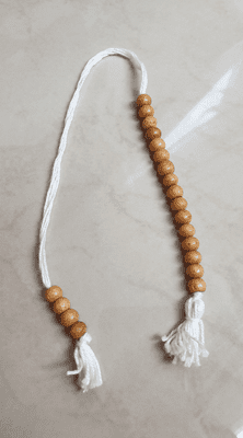 Japa Counting Beads - Light Brown Wood